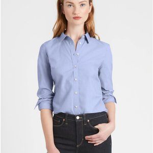 Banana Republic Riley Tailored-Fit Shirt 8 Tall